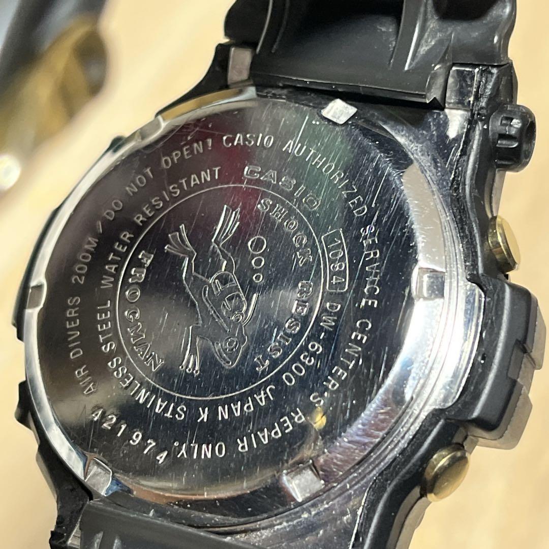 【初代フロッグマン可動／良品】G-SHOCK DW-6300 ヴィンテージ