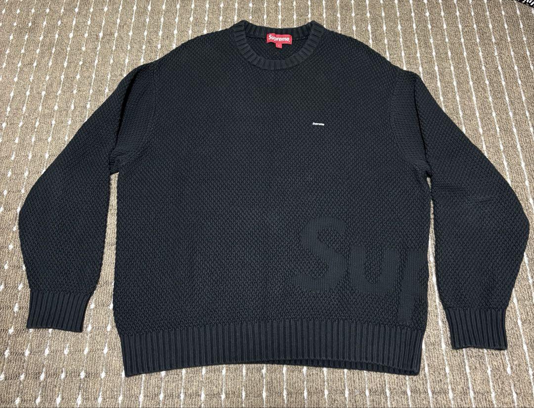 Supreme Small Box Ribbed Sweater (FW23) - $148