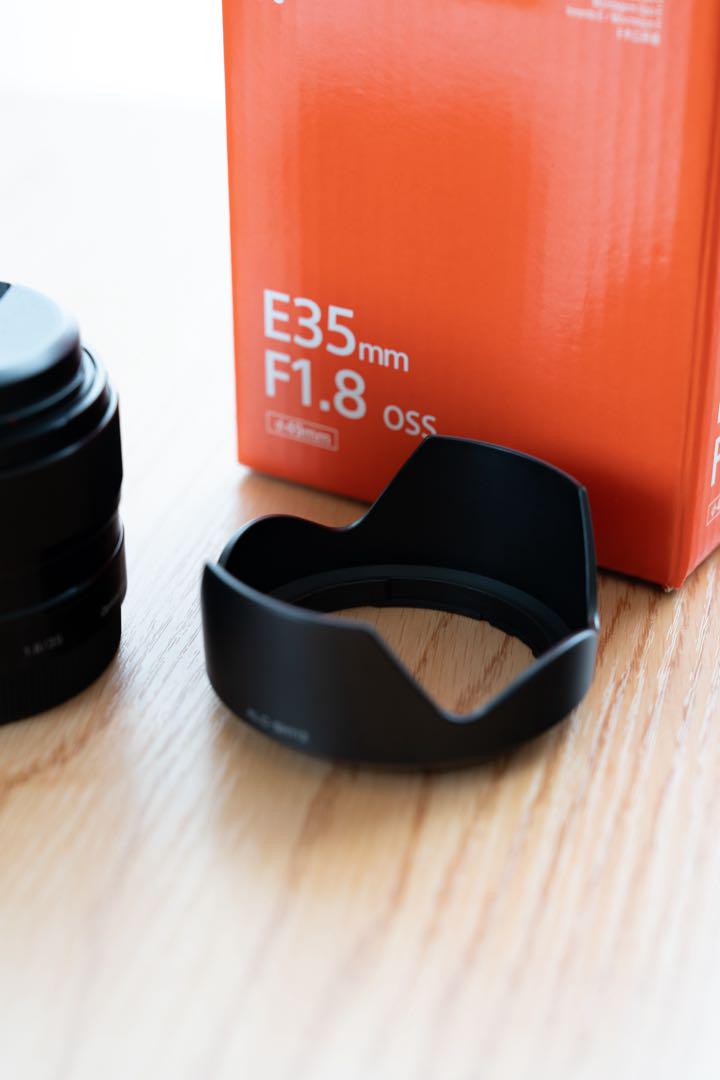 SONY ソニー Eマウント E 35mm F1.8 OSS SEL屋外使用2回