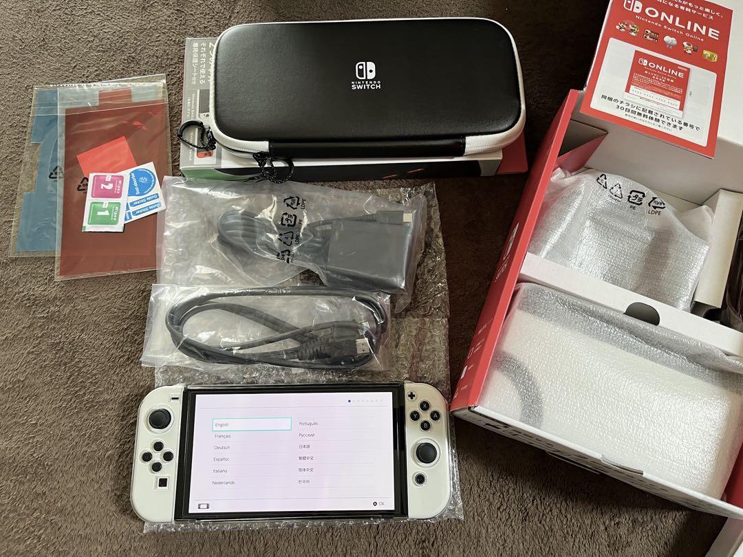 switch 有機ELモデル 本体 ケース ガラスフィルム シート カバー 19,600円