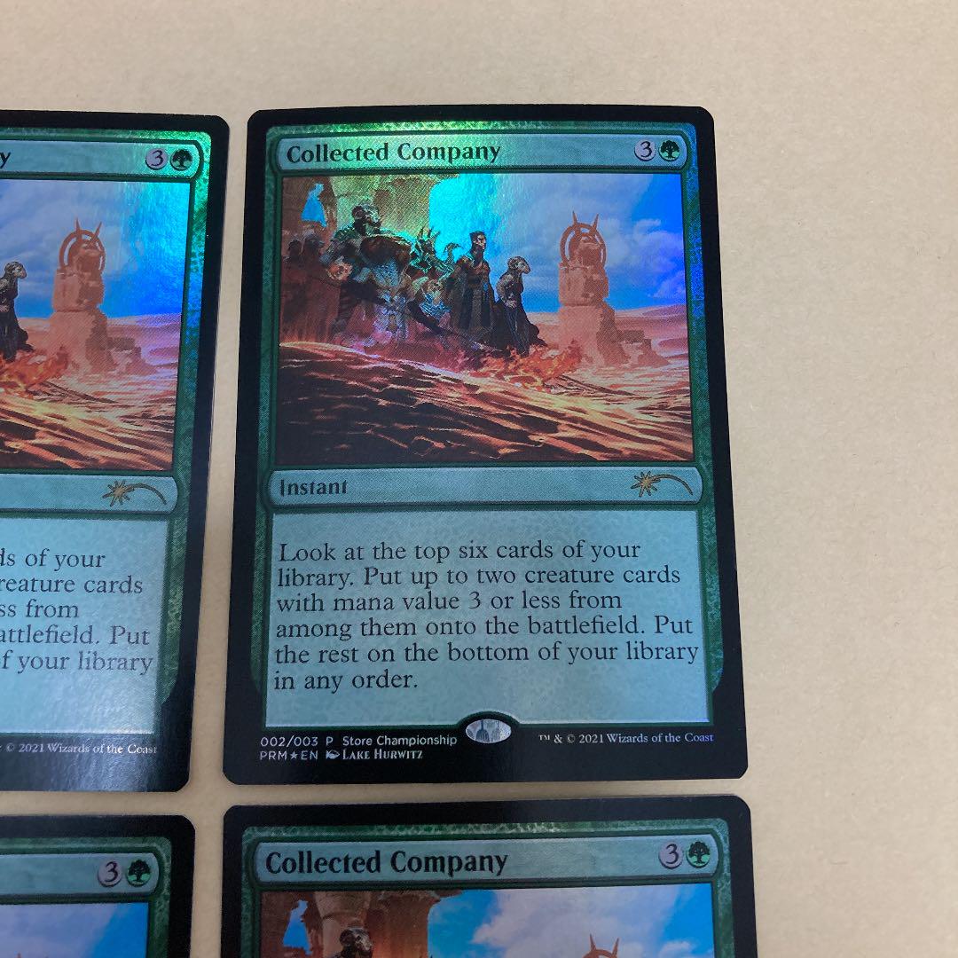お得大特価 MTG foil 4枚セット US3gs-m54247067823 英語版 集合した中隊 安い国産