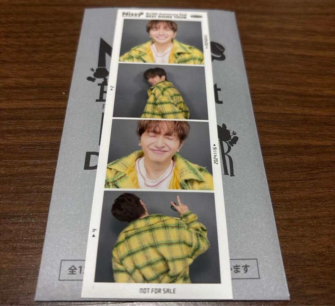 Nissy 4カッ10シー10 EC限定 ＆セルフィーフォト ランダムチェキ