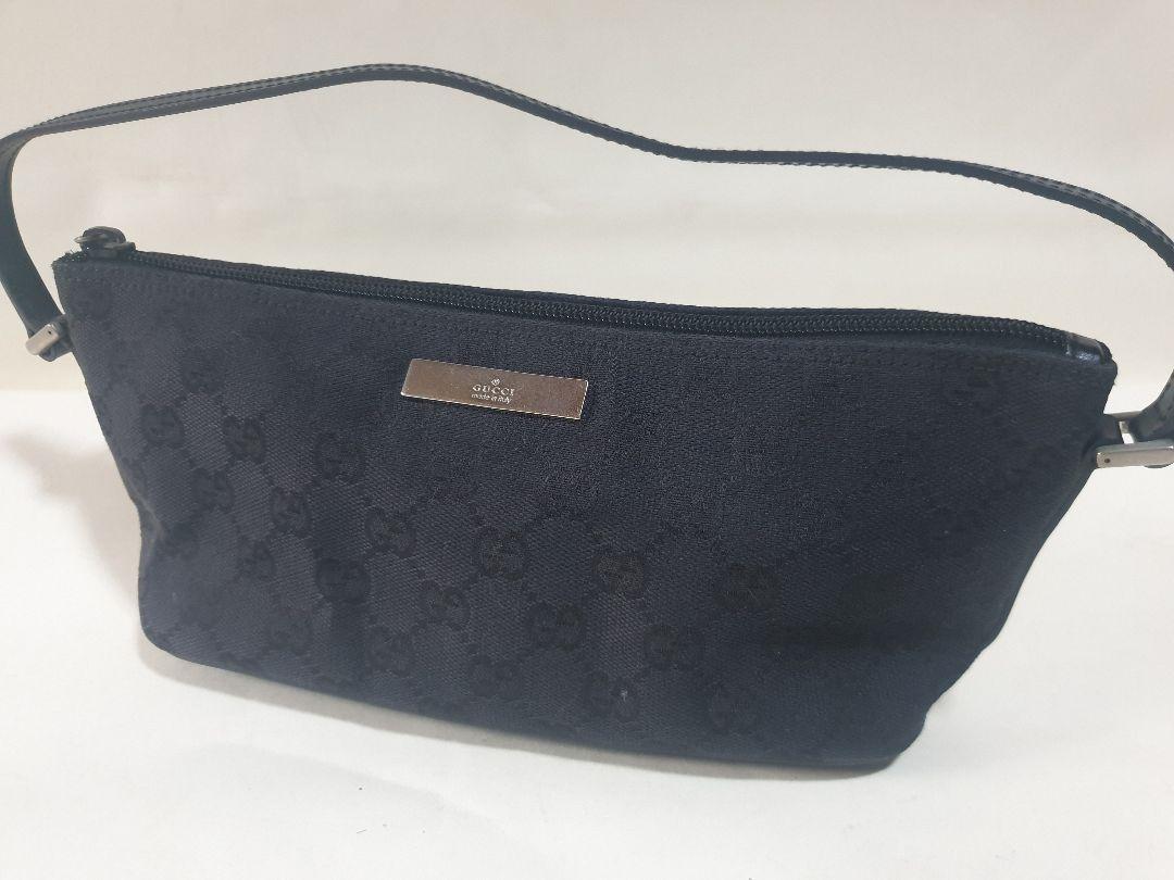 (中古) グッチ パーティーバッグ ハンドバッグ ブラック