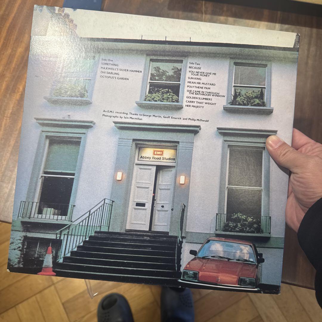 The Beatles Abbey Road レコード逆向き