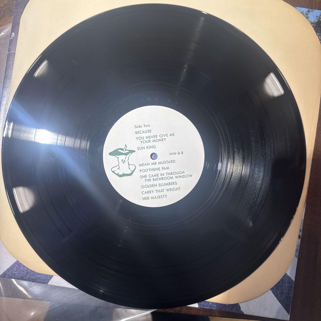 The Beatles Abbey Road レコード逆向き
