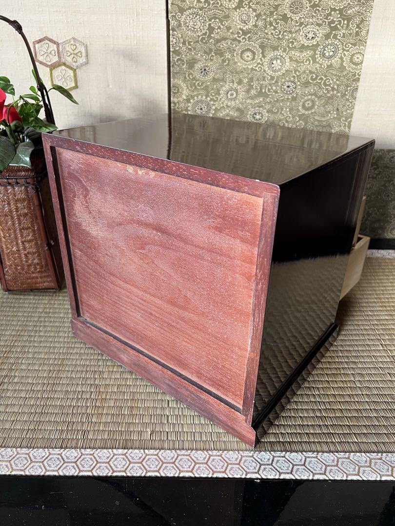 木製ミニチェスト　三段の引き出し　ミニ箪笥　古道具