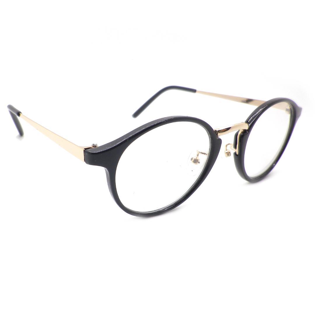 新品 ビグラッド 老眼鏡 レトロ ボストン 1018 ブラック +1.50