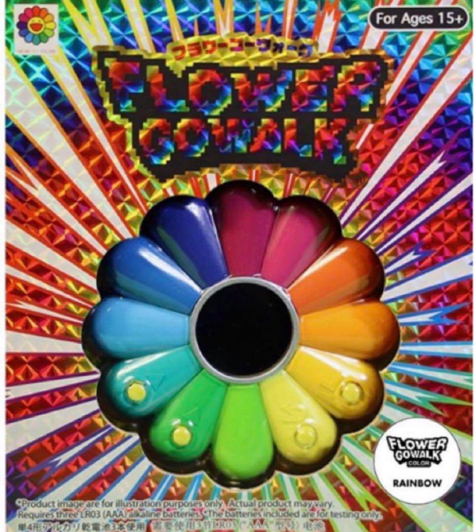 FLOWER GO WALK COLOR レインボー 村上隆 画像2
