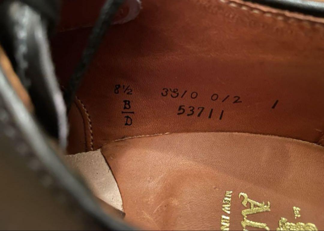 【週末限定価格】ALDEN 53711 純正シューツリー付　US8.5
