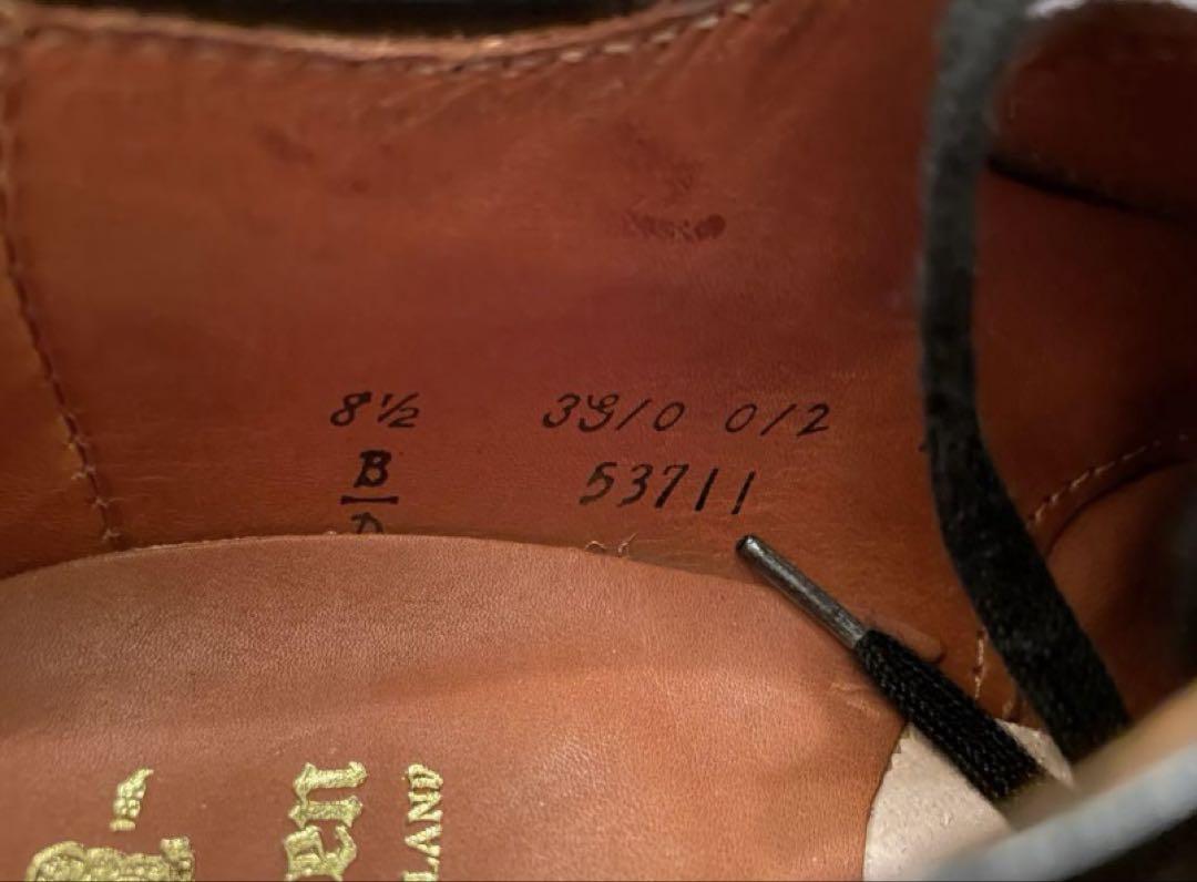【週末限定価格】ALDEN 53711 純正シューツリー付　US8.5