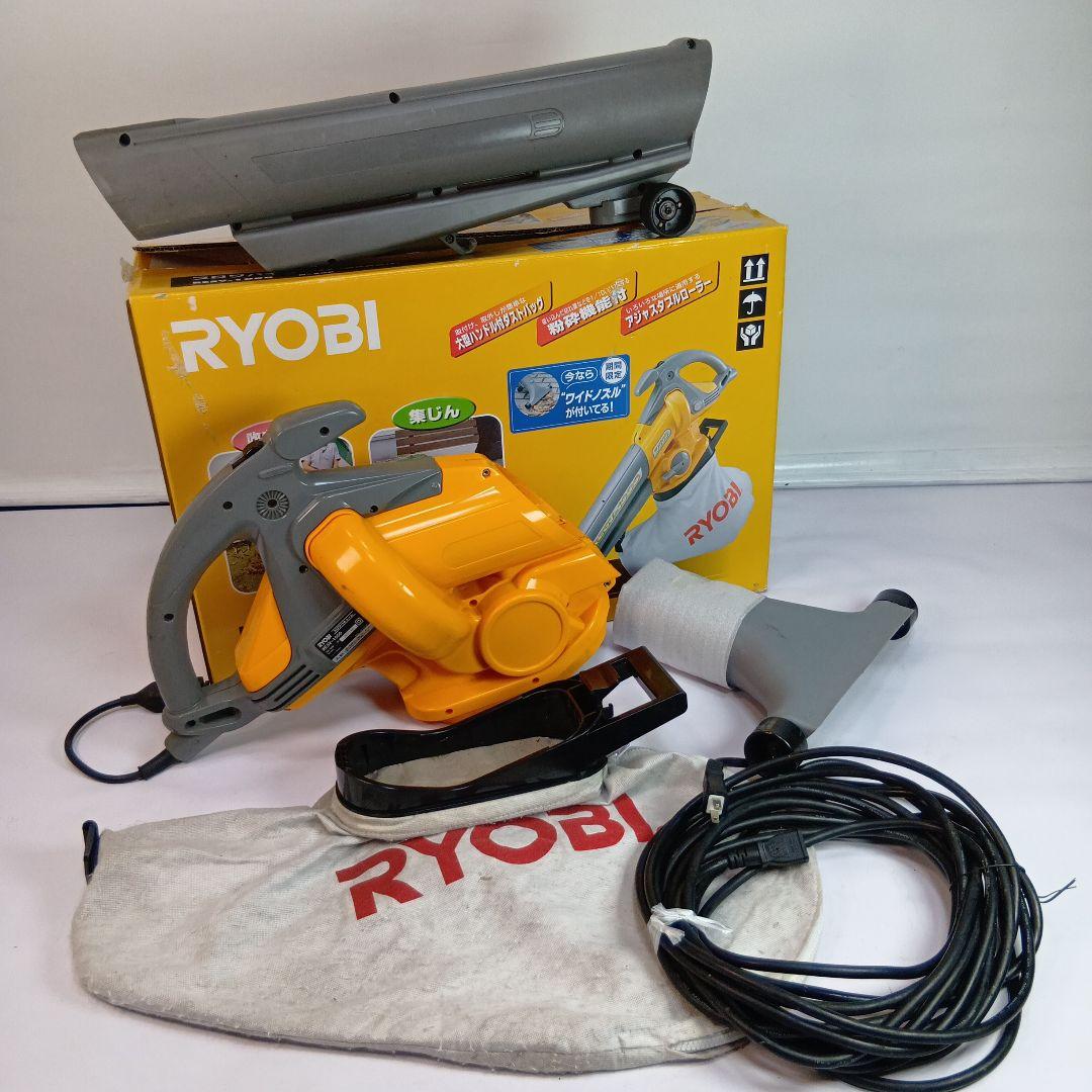 稼働検査済み RYOBI リョービ ブロワバキューム RESV-1000やや傷や汚れあり