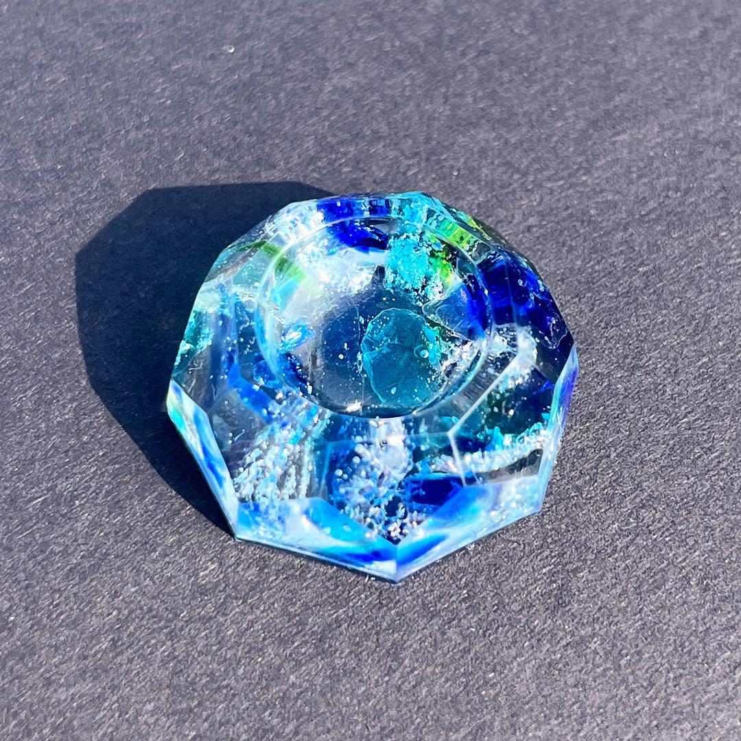 ハンドメイド】宇宙玉25mm2個・宇宙玉専用台座
