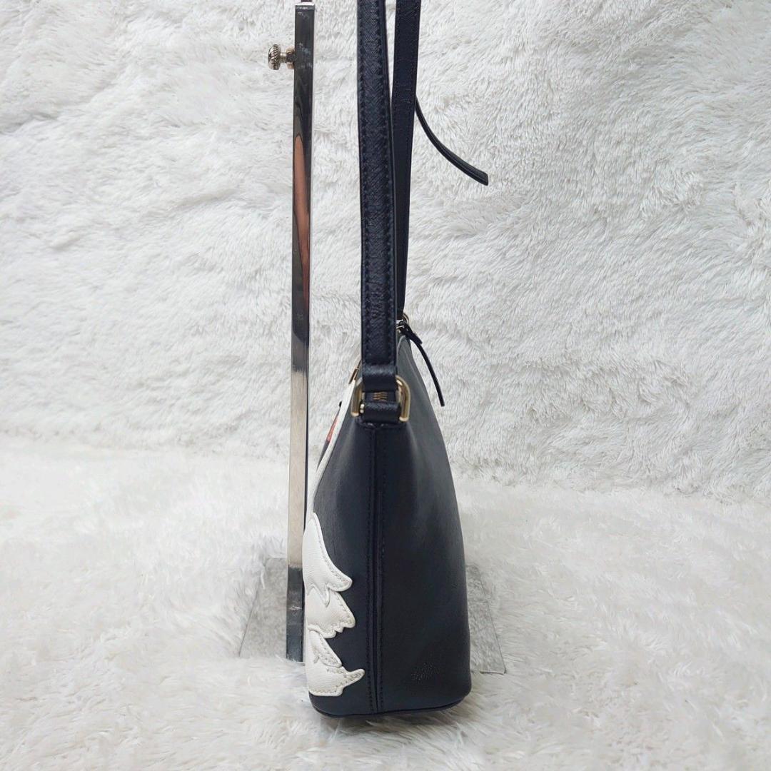 希少美品 kate spade ケイトスペード ショルダーバッグ スワン 白鳥