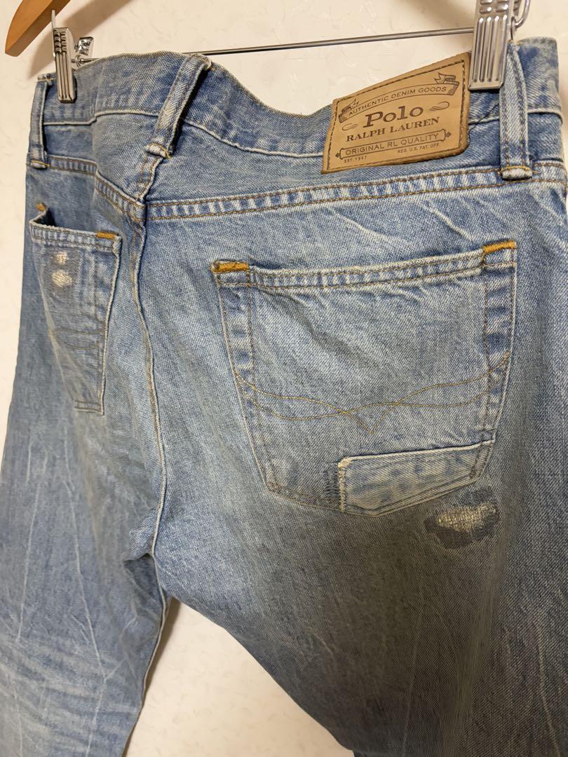 Polo Ralph Lauren パッチ付きライトブルーデニム 30/32