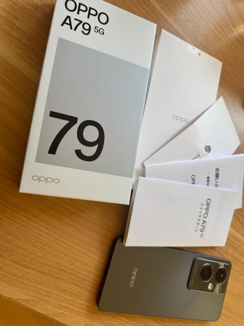 【おまけ付】 OPPO A79 5G（ミステリーブラック）【TPU ケース付】 携帯電話本体