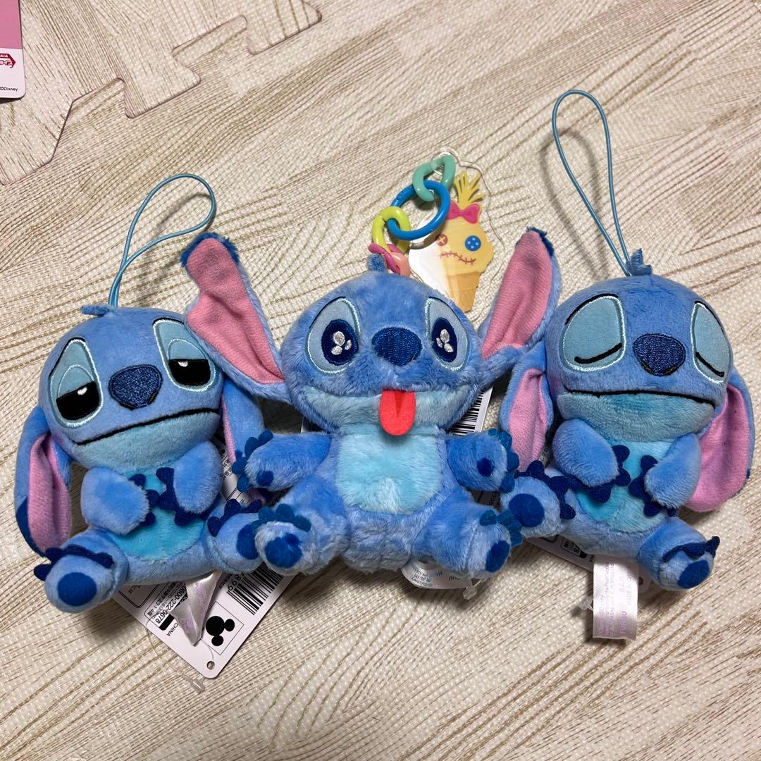 スティッチ マスコット キーホルダー 3個セット - メルカリ