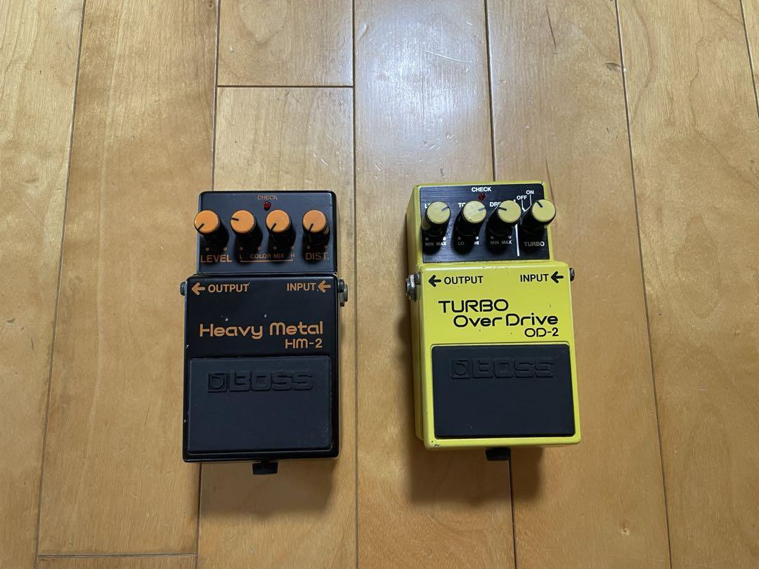 ギター BOSS HM-2 & OD-2