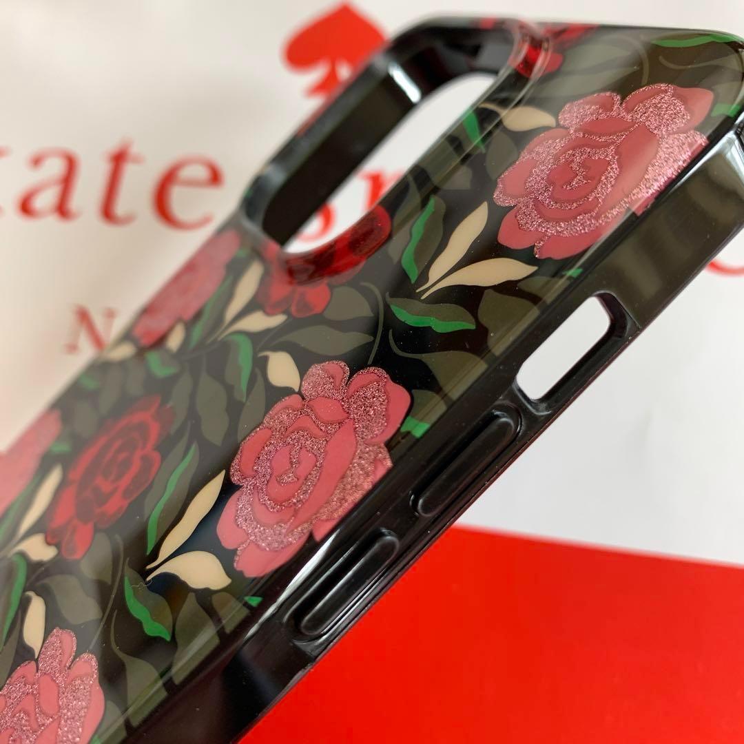 ケイトスペード/キラキラ輝く薔薇がゴージャス♪ iPhone13 PRO 日本未！ケイトスペード/キラキラ輝く薔薇がゴージャス