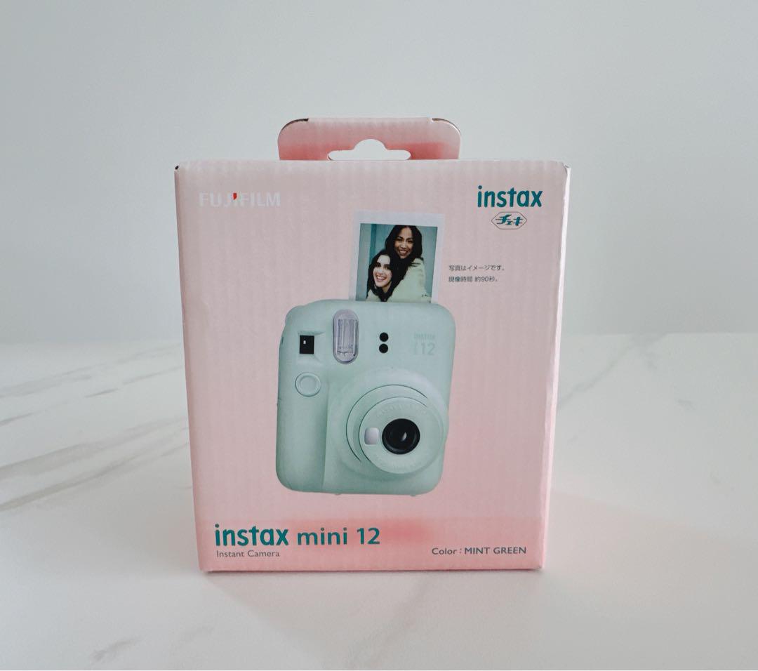 チェキ instax mini 12 ミントグリーン