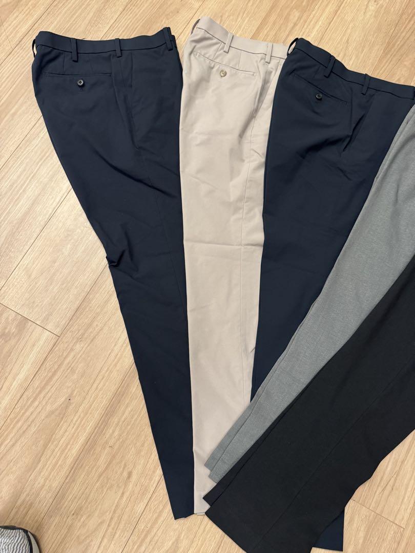 同サイズ五本！】美品UNIQLO 感動パンツ(๑•̀_•́)و✧