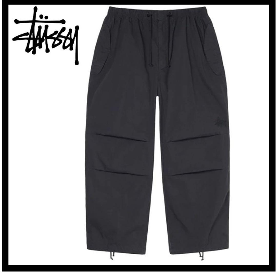 Stussy NYCO OVER TROUSERS Washed Black S