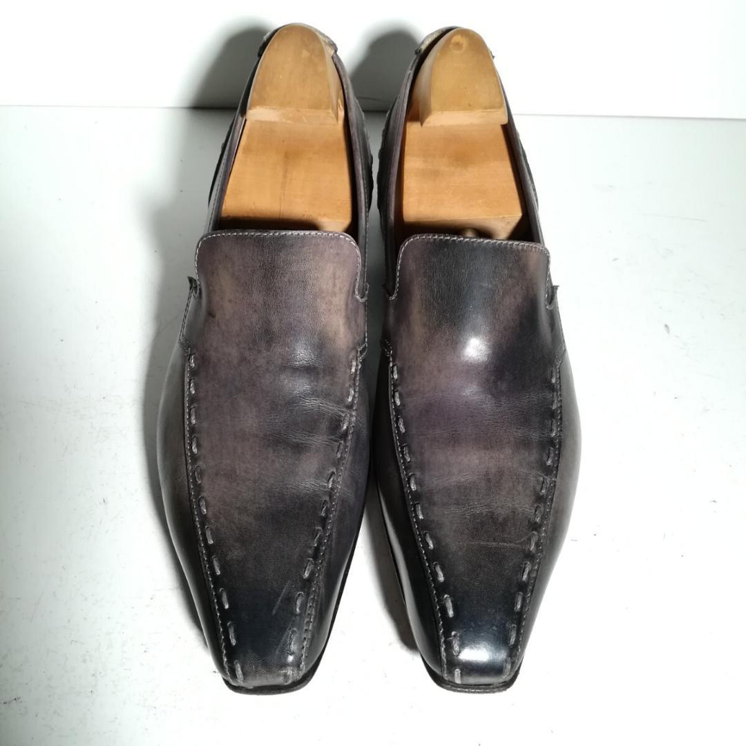 c0790 ステファノブランキーニ 6.5 25.0~25.5cm程度 グレー系
