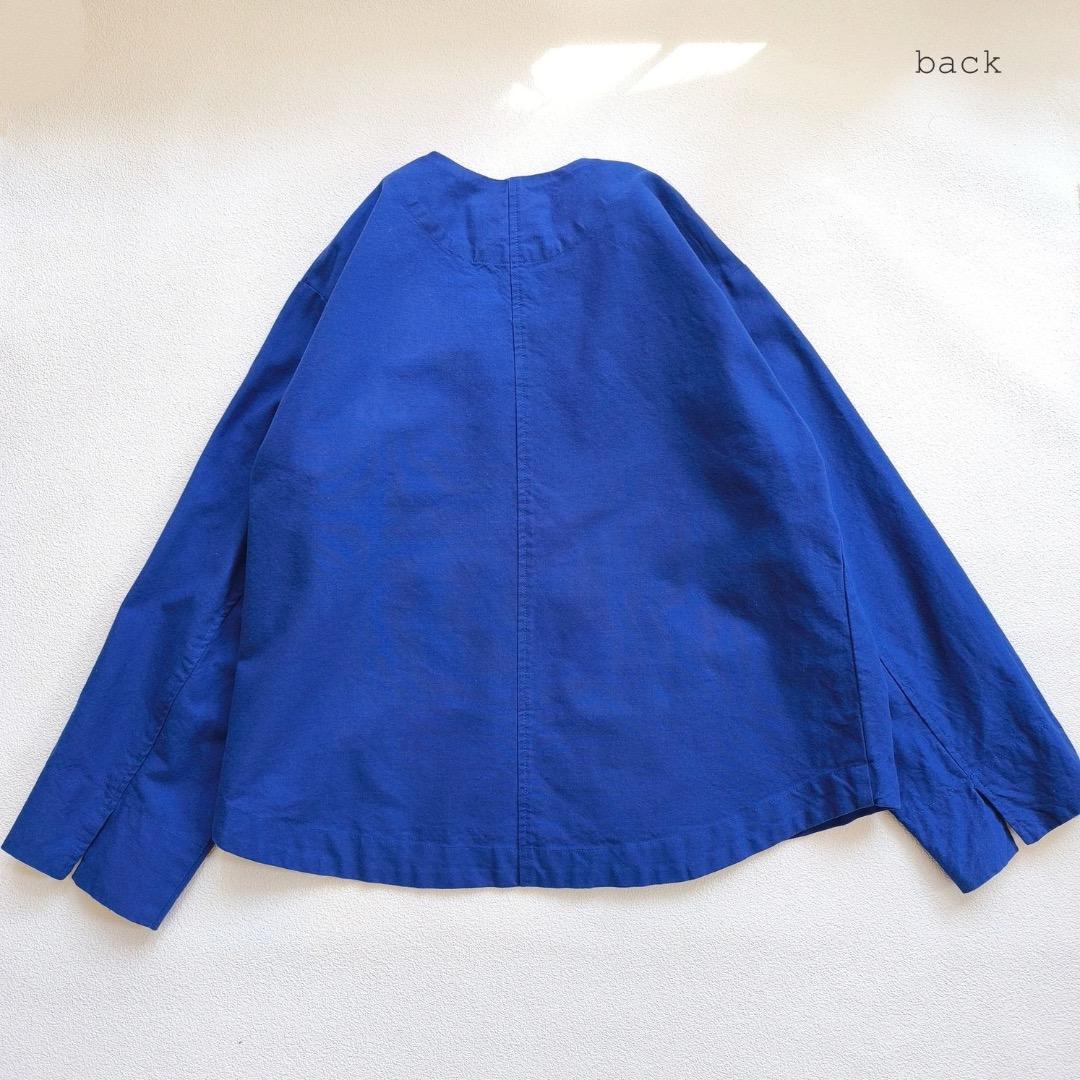 ブルーウィロー blue willow コットン ジャケット ブルー ナチュラン