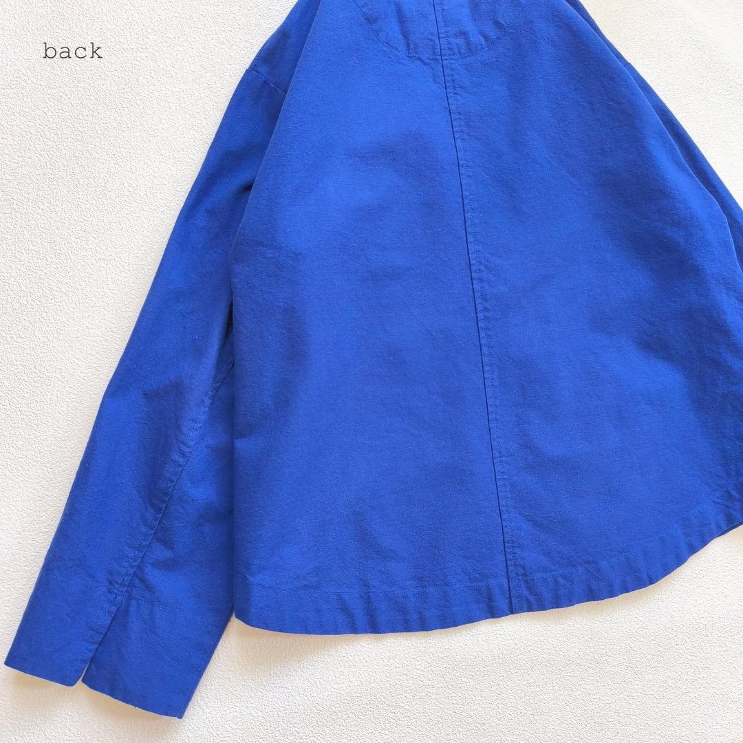 ブルーウィロー blue willow コットン ジャケット ブルー ナチュラン
