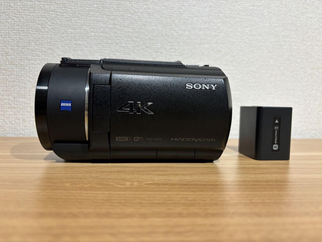 【期間限定】ソニー 4K ビデオカメラ Handycam FDR-AX45 B