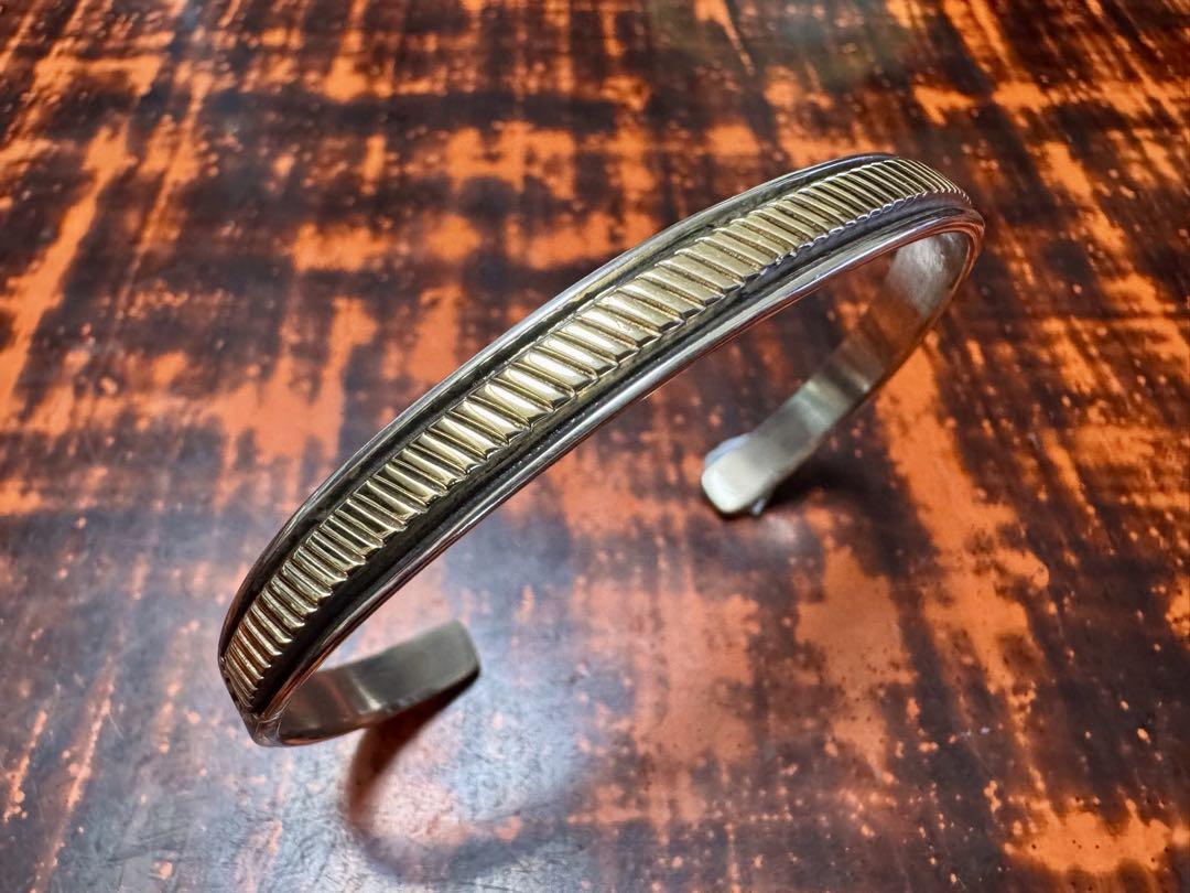 超美品 ブルースモーガン バングル 14K ナバホ族 インディアン
