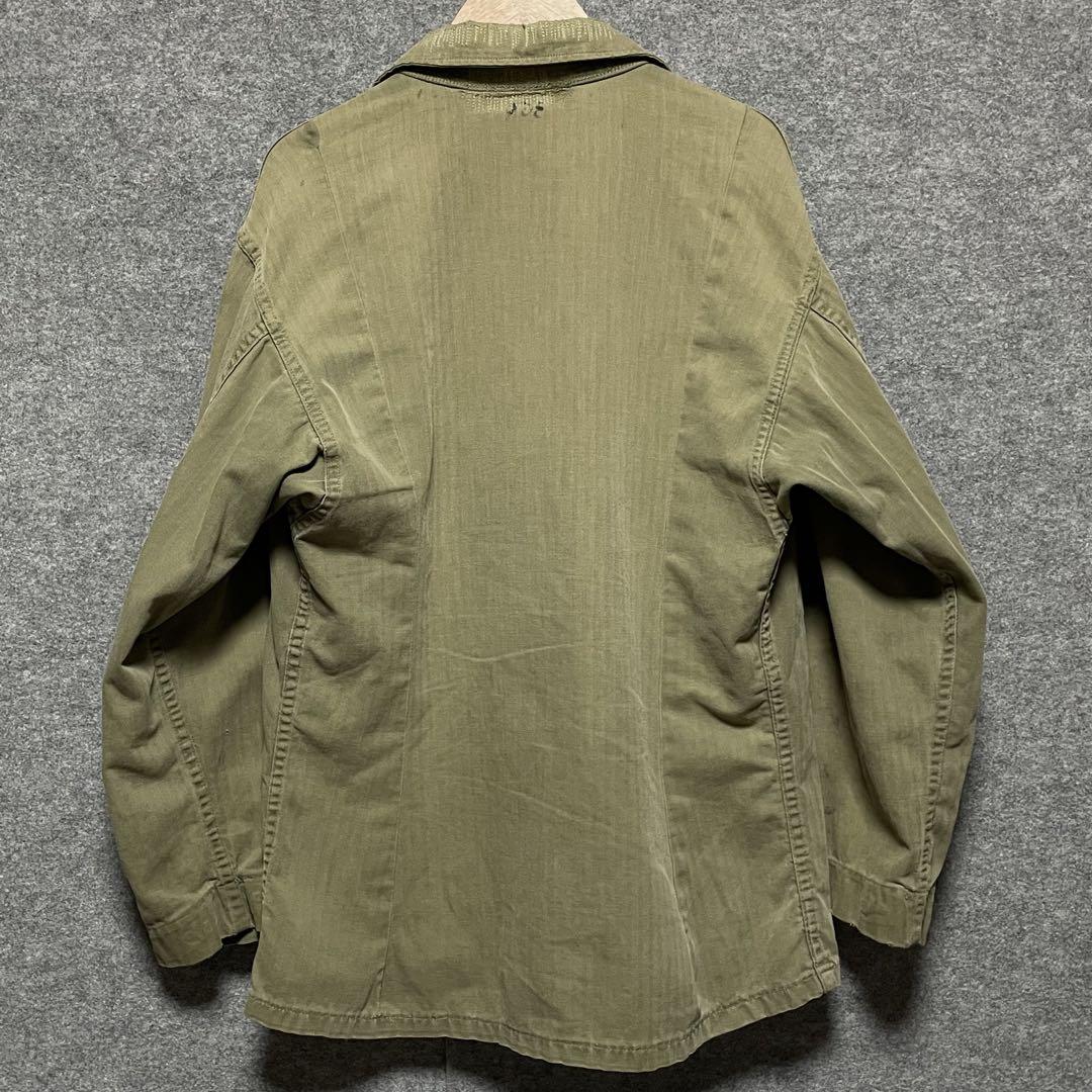 M43 HBT 13スターボタン　サイズ40 40's】【ビンテージ】米軍実物【M-43】【13スターボタン】【HBT