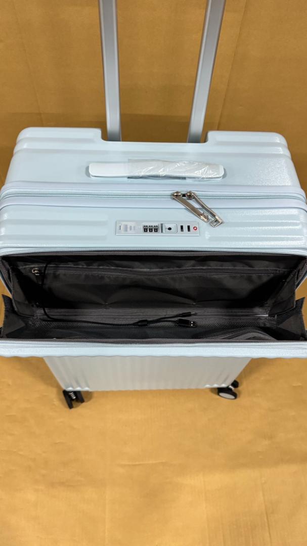 【展示品】[Ashard] キャリーケース 多機能 スーツケース ストッパー付き