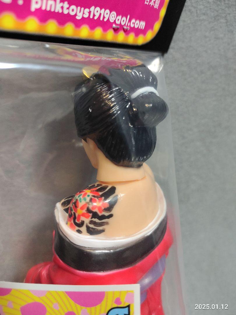 桃色玩具 ピンクトイズ セクシーろくろ首 入れ墨ソフビ 幽霊妖怪