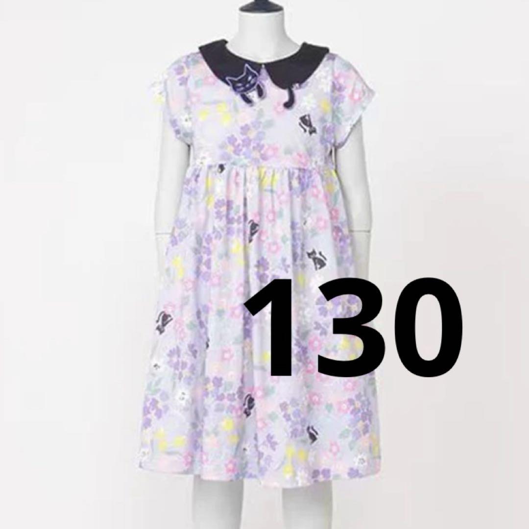 アナスイミニ　完売　ネコカットワンピース　130 ネコカットワンピース しっぽつき（ミドルワンピース） | ANNA