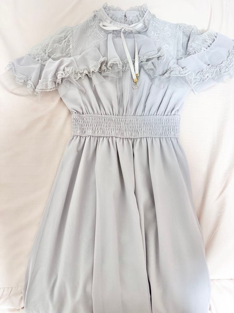 ROJITA ラッフルシアーロングワンピース SIZE ROJITA DECORATOM_COM_BR