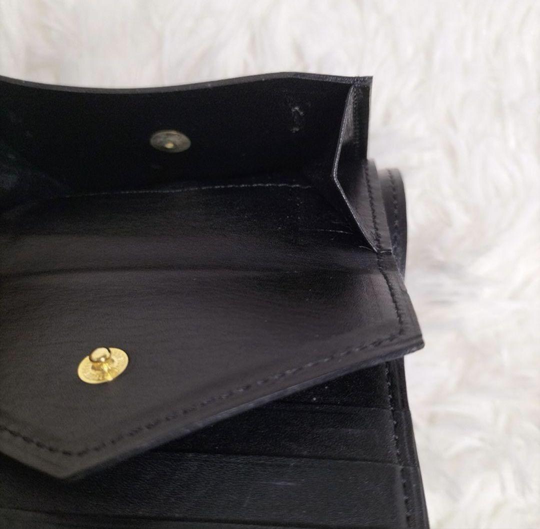 YSL ブラック 二つ折り財布