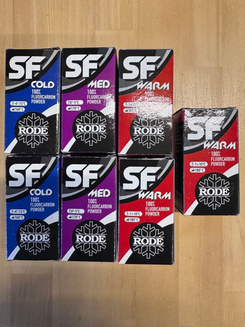 RODE SF フッ素 パウダー 3種7セット 定価約13万相当