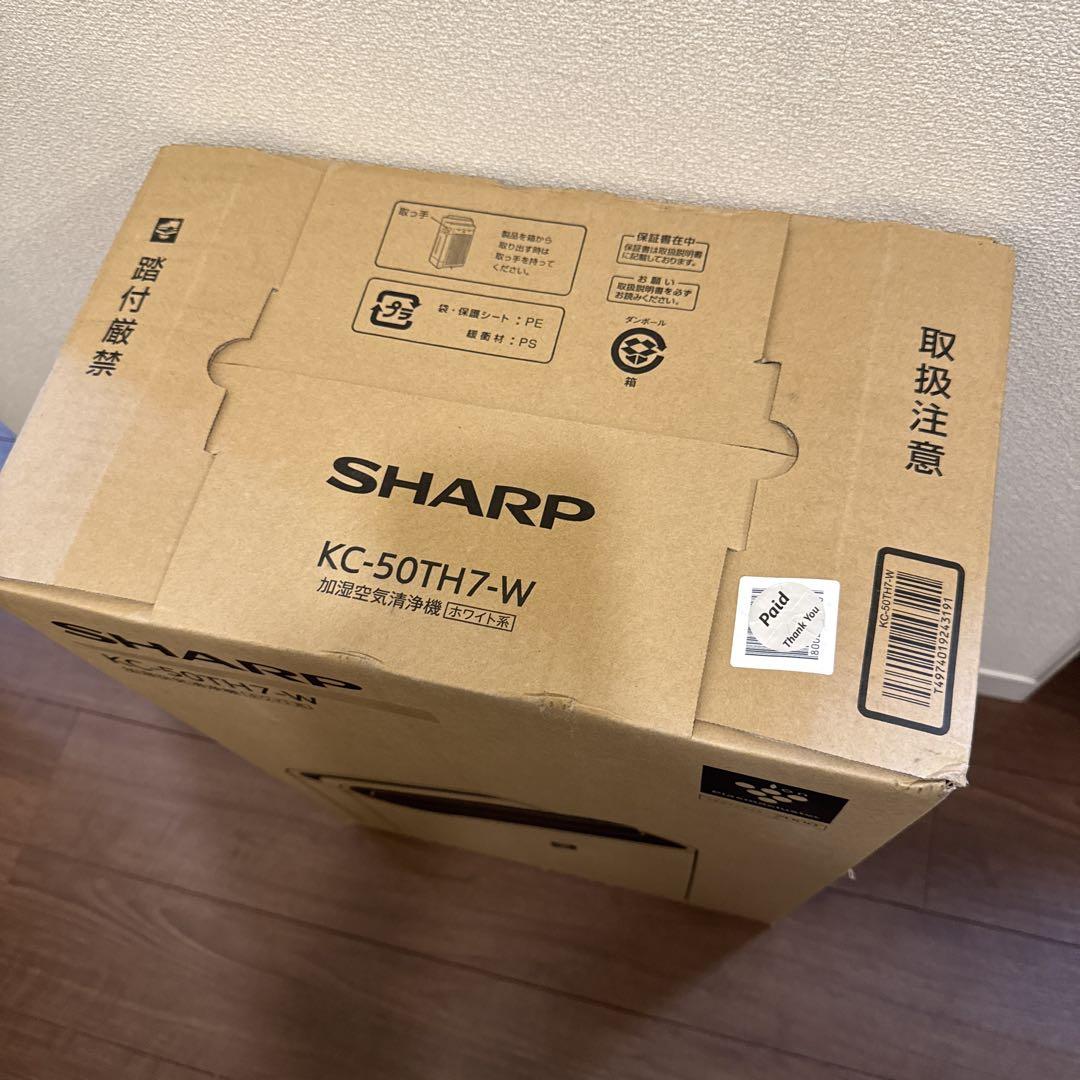 【新品未使用】SHARP 加湿空気清浄機KC-50TH7-W