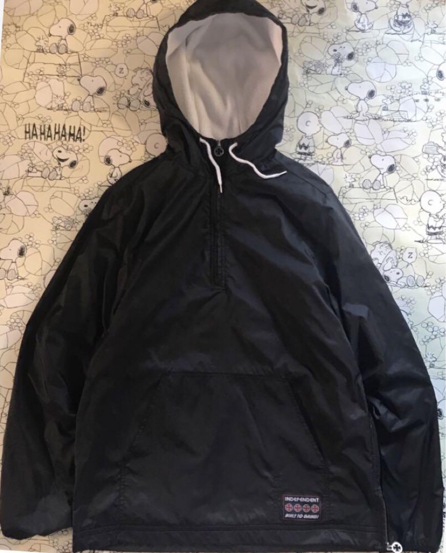VTG INDEPENDENT ハーフジップ アノラック ナイロンフーディー VTG INDEPENDENT ハーフジップ アノラック ナイロンフーディー