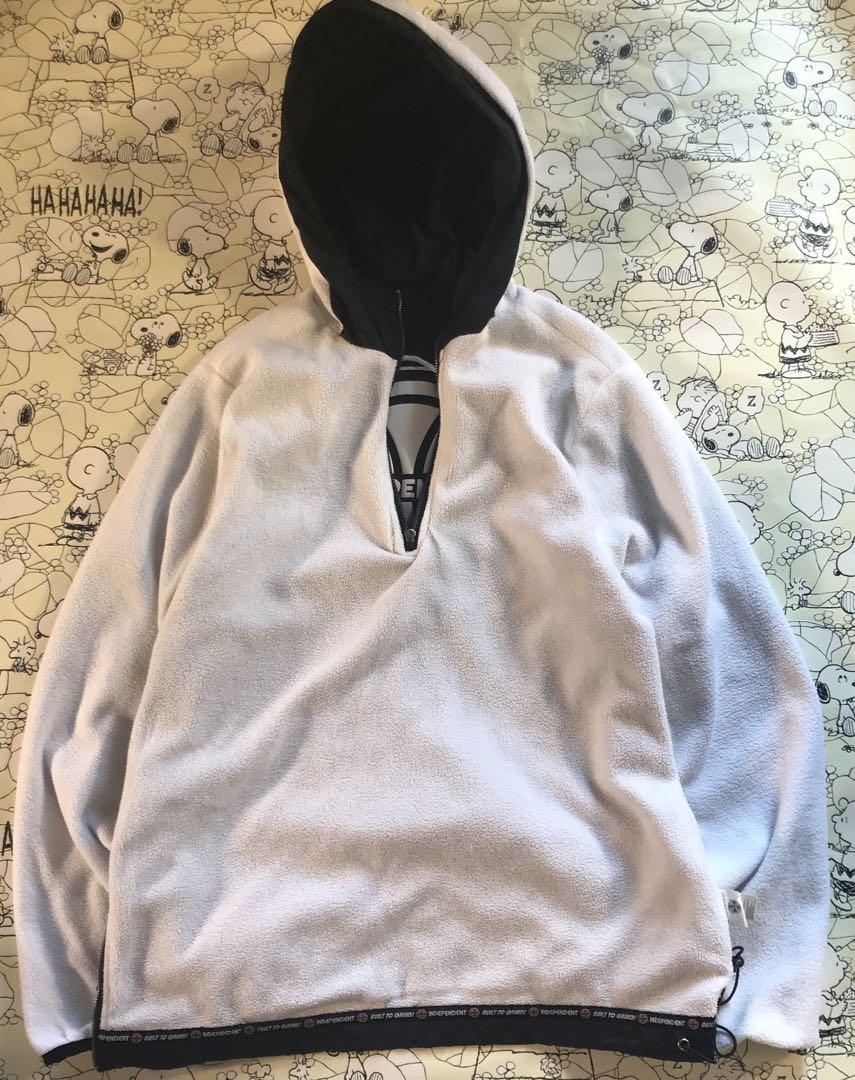 VTG INDEPENDENT ハーフジップ アノラック ナイロンフーディー VTG INDEPENDENT ハーフジップ アノラック ナイロンフーディー