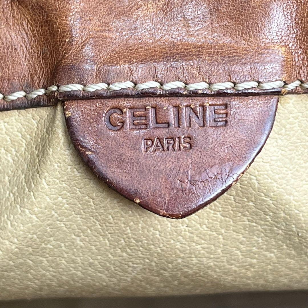 ✨良品✨ CELINE ショルダーバッグ 巾着 マカダム柄 トリオンフ PVC io.eteclab.net