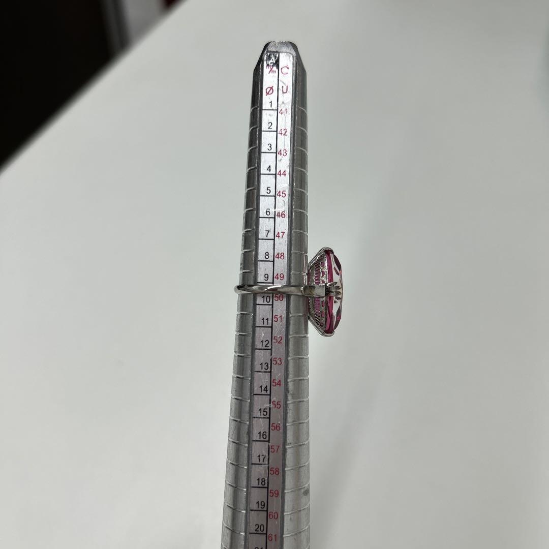 ヴィンテージ リング ロードライトガーネット SILVER 刻印 9号