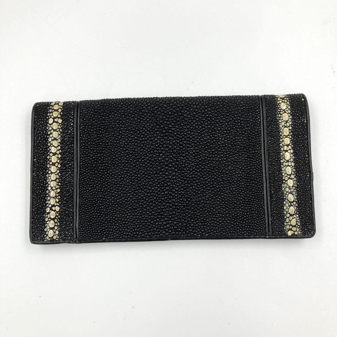 新品　未使用 スティングレイ ガルーシャ エイ革　長財布　希少　【黒】 希少品】スティングレイ長財布 〈 ブラック・レッド 〉エイ革