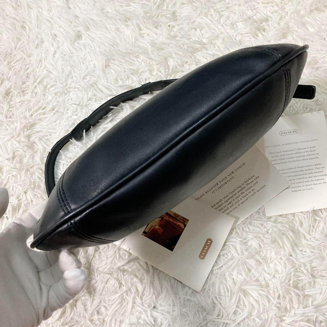 極美品 vintage coach old アクセサリーポーチ クロワッサン