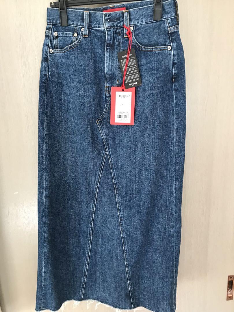 新品 23区【RED CARD TOKYO×23区】デニム Iライン スカート
