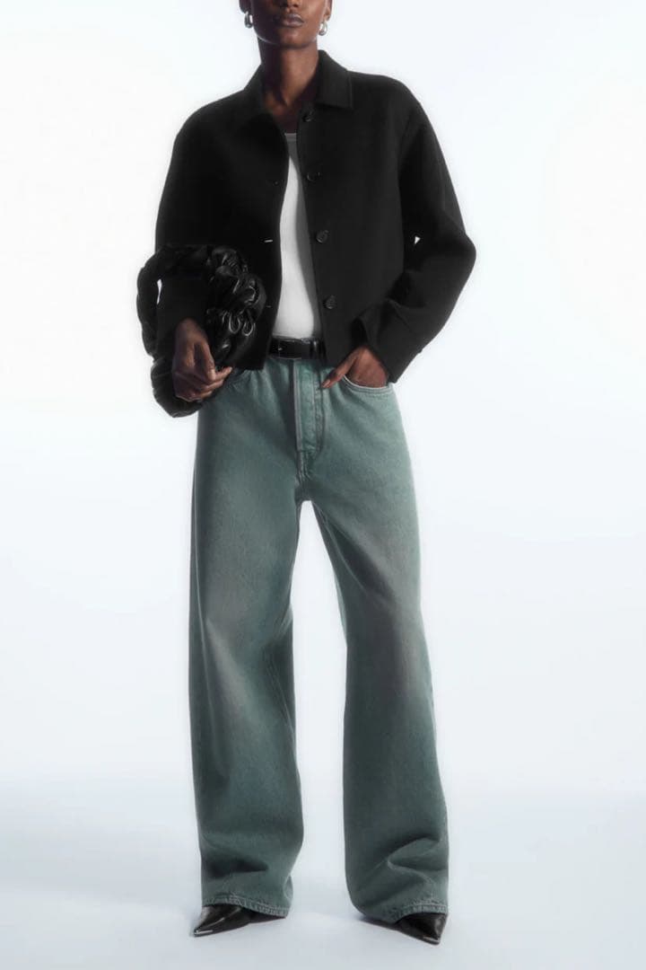 BOXY DOUBLE-FACED WOOL JACKETXXS以下 COS