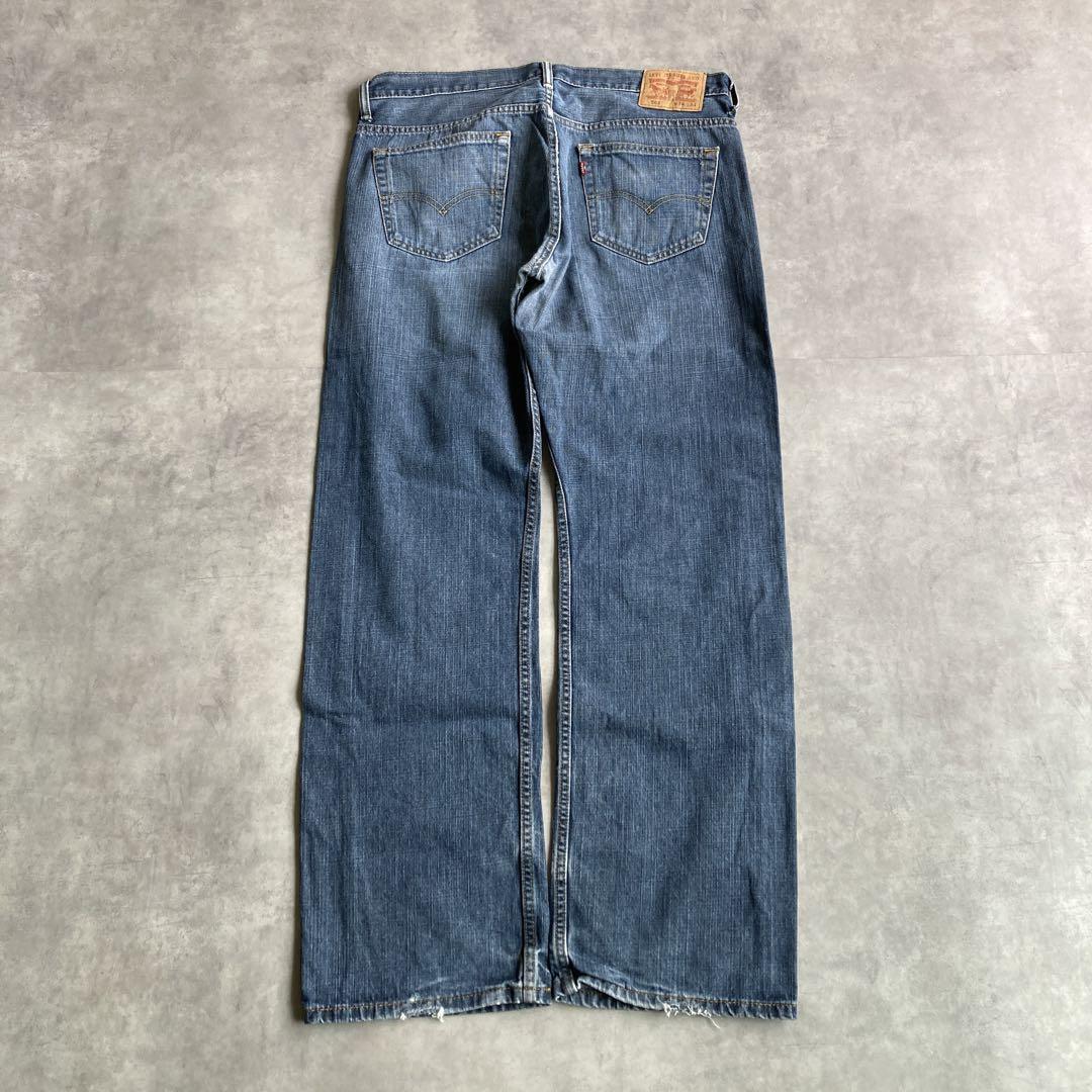 リーバイス569 Levis W34 ブルーデニム 青 ヒゲ 縦落ち 14590 リーバイス569 Levis W34 ブルーデニム 青 ヒゲ 縦落ち 14590