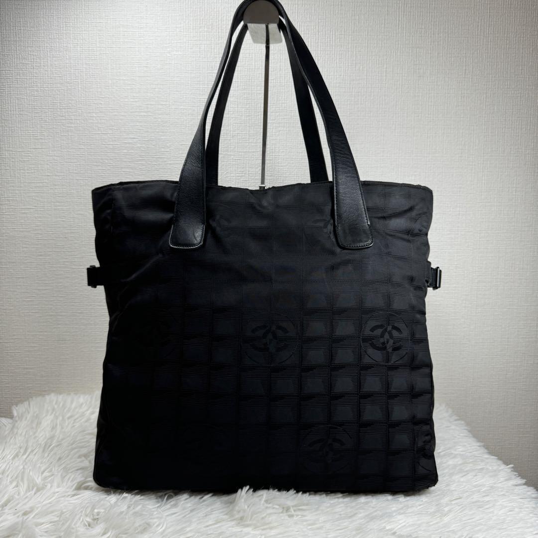 CHANEL シャネル ニュートラベルライン トートバッグ A4 肩掛け 画像3