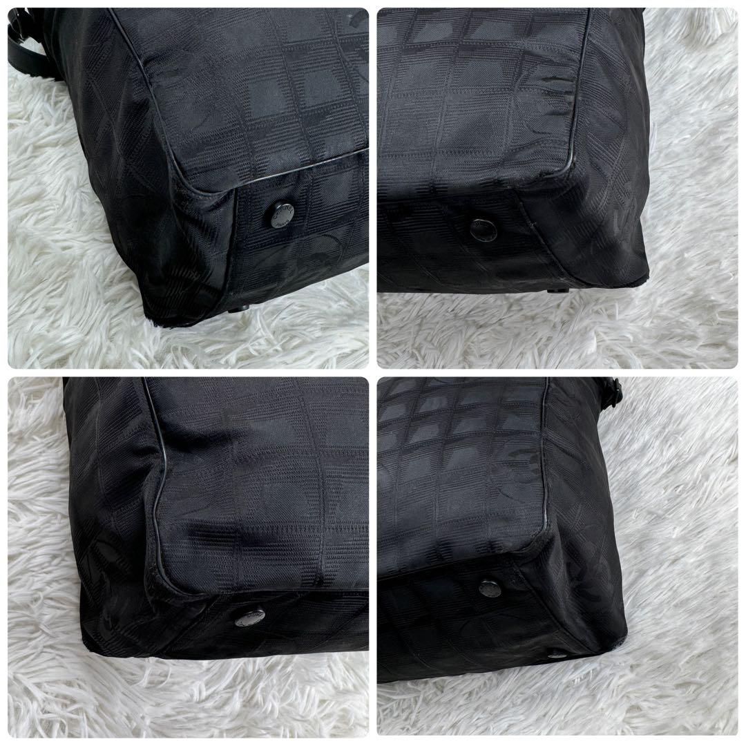 CHANEL シャネル ニュートラベルライン トートバッグ A4 肩掛け 画像6