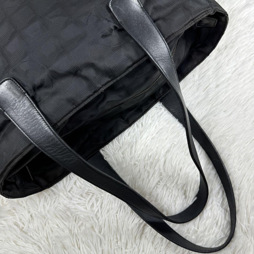 CHANEL シャネル ニュートラベルライン トートバッグ A4 肩掛け 画像7